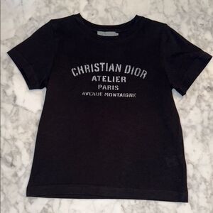 Dior Kids Black Atelier Capsule Collection T-Shirt 4Y